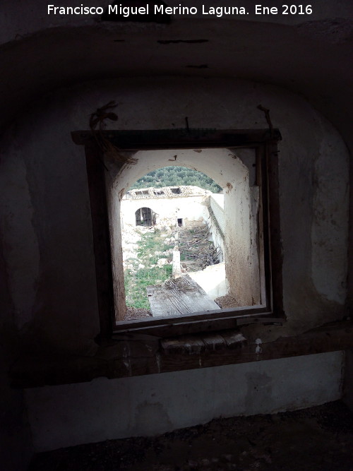 Cortijo de Nnchez - Cortijo de Nnchez. Patio del cortijo desde la ventana del palomar