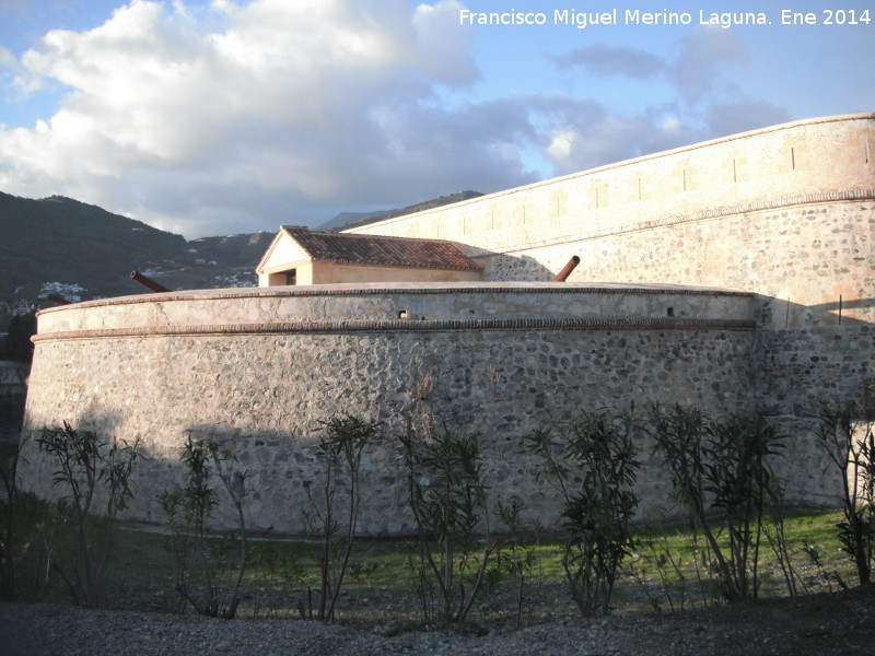 Castillo de la Herradura - Castillo de la Herradura. Batera de caones