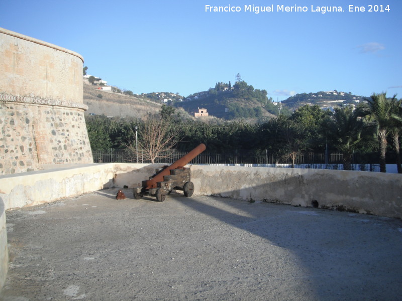 Castillo de la Herradura - Castillo de la Herradura. Batera de caones