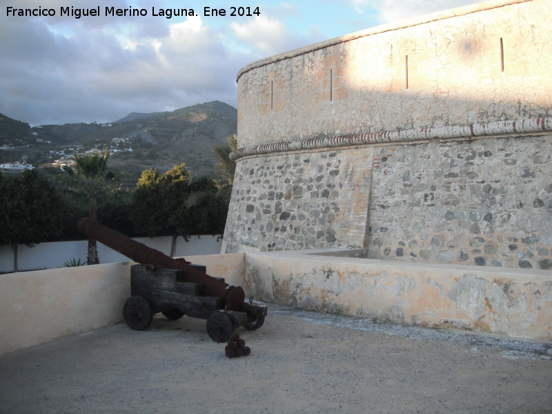 Castillo de la Herradura - Castillo de la Herradura. Batera de caones