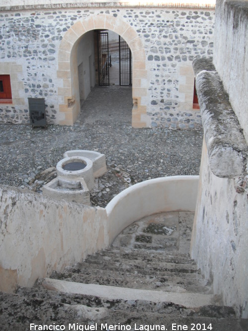 Castillo de la Herradura - Castillo de la Herradura. Escaleras