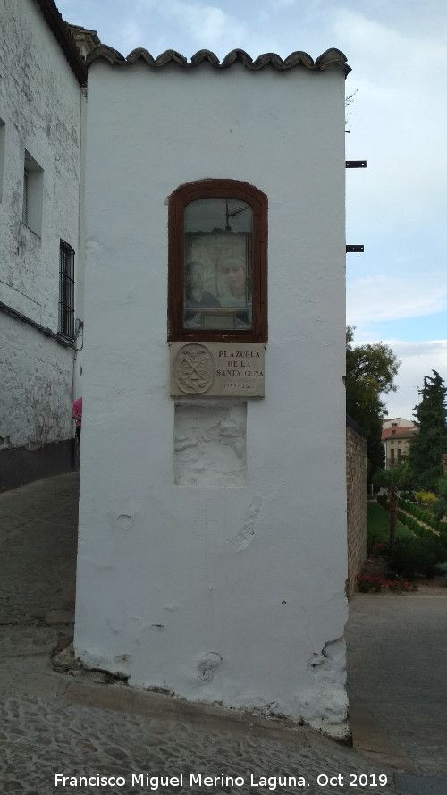 Hornacina de la Plazuela de la Santa Cena - Hornacina de la Plazuela de la Santa Cena. 