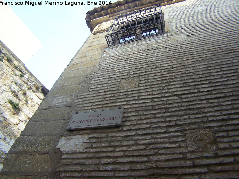 Calle Cannigo Melgares - Calle Cannigo Melgares. Placa