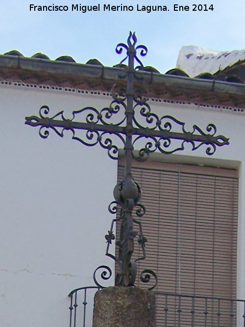 Cruz de la Calle Santa Cruz - Cruz de la Calle Santa Cruz. Cruz de hierro forjado