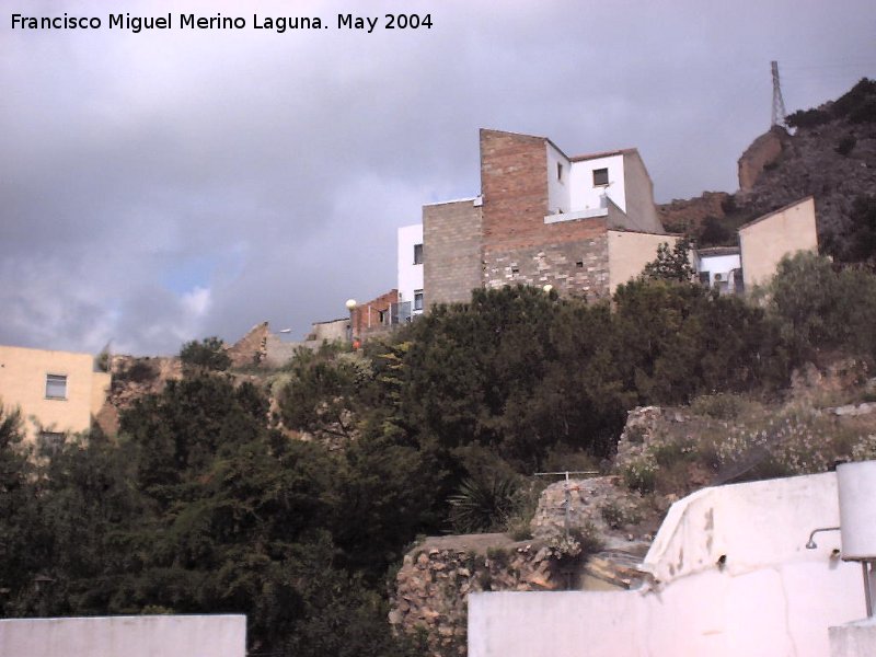 Muralla de Jan. Lienzo desde el Torren desmochado al Torren oculto - Muralla de Jan. Lienzo desde el Torren desmochado al Torren oculto. 