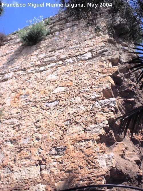 Muralla de Jan. Lienzo desde el Torren desmochado al Torren oculto - Muralla de Jan. Lienzo desde el Torren desmochado al Torren oculto. 