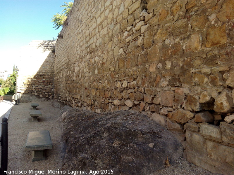 Muralla de Jan. Lienzo del Molino de la Condesa - Muralla de Jan. Lienzo del Molino de la Condesa. 