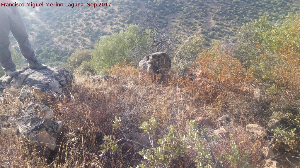 Trincheras del Cerro de las Trincheras - Trincheras del Cerro de las Trincheras. Puesto de tiro