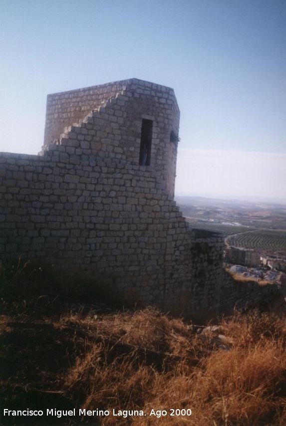 Muralla de Jan. Torren de Vendrines - Muralla de Jan. Torren de Vendrines. Desde intramuros