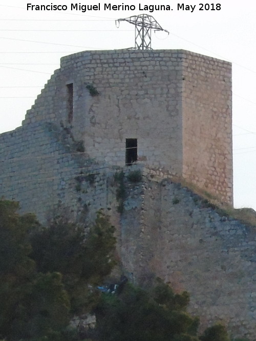 Muralla de Jan. Torren de Vendrines - Muralla de Jan. Torren de Vendrines. Desde el Convento de Santa rsula