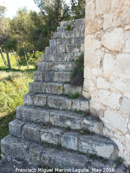 Muralla de Jan. Torren de Vendrines - Muralla de Jan. Torren de Vendrines. Escaleras