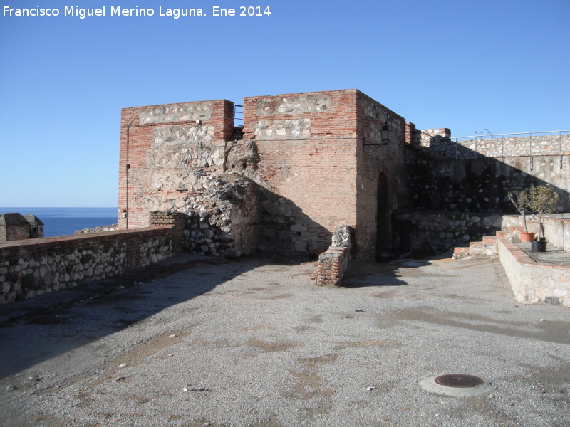 Castillo de Salobrea. Alcazaba - Castillo de Salobrea. Alcazaba. Torre de la puerta de la Alcazaba