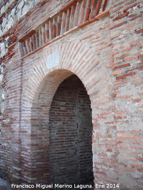 Castillo de Salobrea. Puerta de la Alcazaba - Castillo de Salobrea. Puerta de la Alcazaba. 