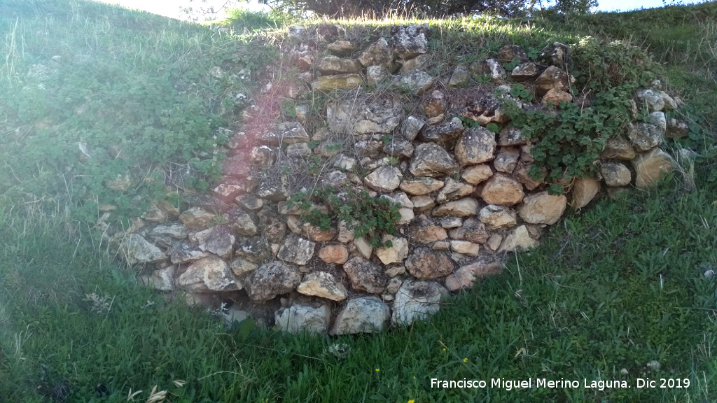 Oppidum del Cerro de Santa Catalina - Oppidum del Cerro de Santa Catalina. Muralla