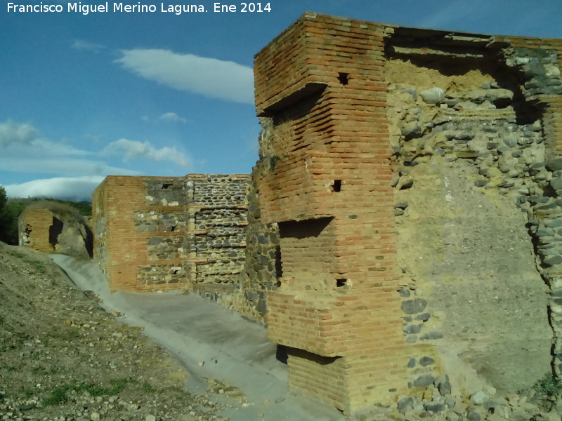 Alcazaba. Murallas del Sudeste - Alcazaba. Murallas del Sudeste. 