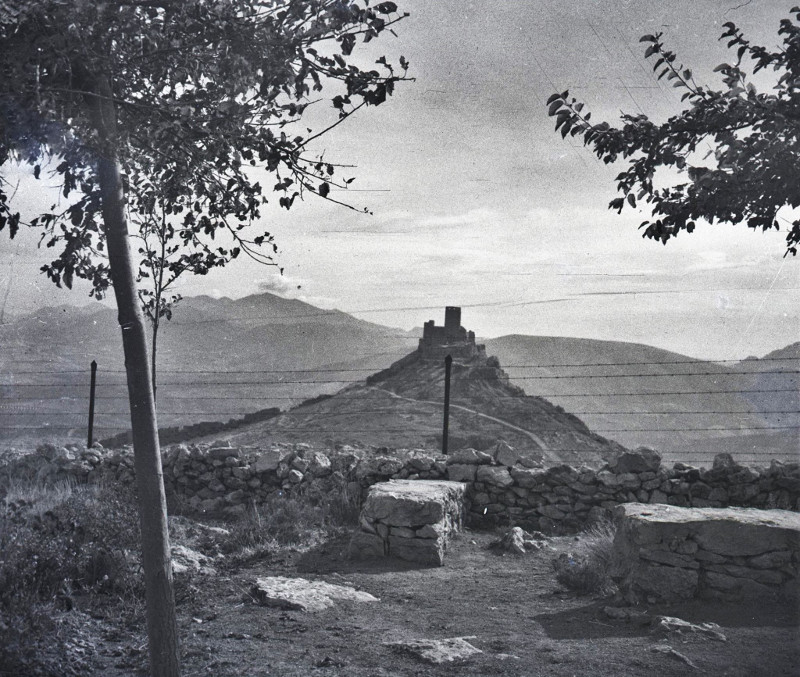 Cerro de Santa Catalina - Cerro de Santa Catalina. Foto antigua. Vista desde Cao Quebrado. Archivo IEG