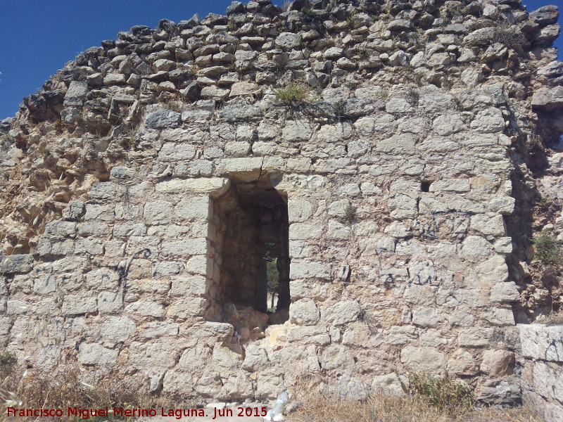 Muralla de Jan. Torren Saetera - Muralla de Jan. Torren Saetera. Saetera desde el habitculo