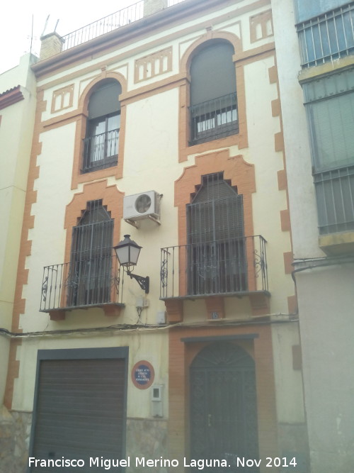 Casa de la Calle Almendros Aguilar n 45 - Casa de la Calle Almendros Aguilar n 45. Fachada