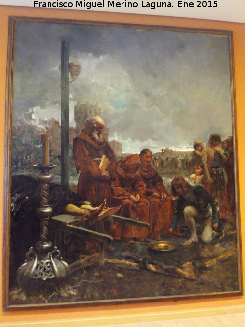 Museo Provincial - Museo Provincial. Pedir limosna para enterrar el cuerpo de D. Alvaro de Luna. Manuel Ramrez Ibez 1884