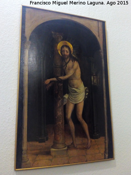 Museo Provincial - Museo Provincial. Cristo atado a una columna de Pedro Berruguete siglo XV