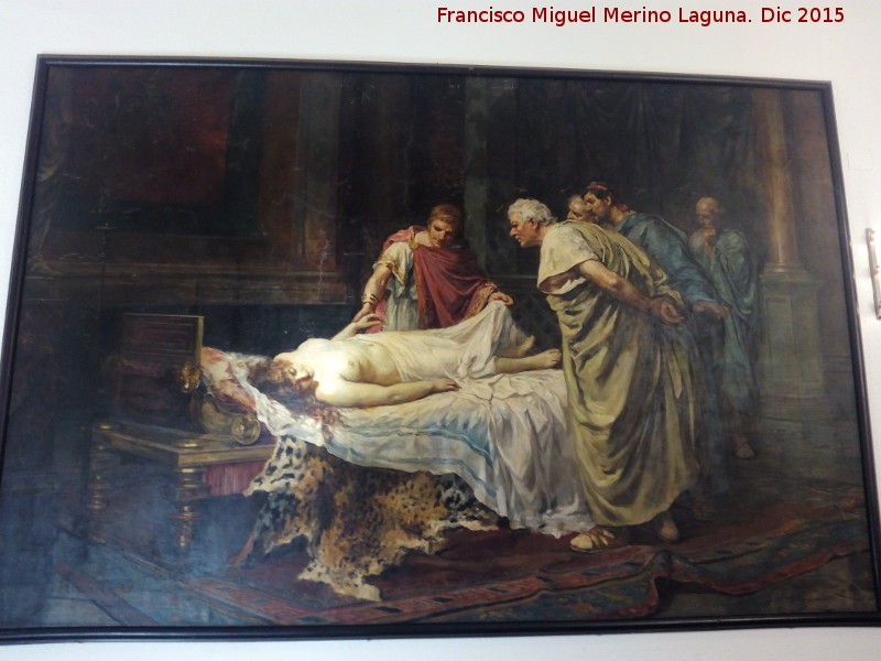 Museo Provincial - Museo Provincial. Nern ante el cadaver de su madre Agripina de Arturo Montero Calvo 1887