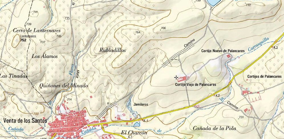 Cortijo Viejo de Palancares - Cortijo Viejo de Palancares. Mapa