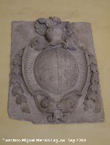 Palacio de los Cobaleda Nicuesa. Escudo en el recibidor
