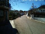 Aldea Los Llanos de Arriba. Calle
