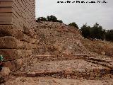 Torreparedones. Puerta Oriental. Continuacin de la muralla desde la Puerta Oriental