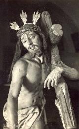 Colegiata de Santa Mara de los Reales Alczares. Capilla del Cristo de la Cada. Cristo de la Cada foto antigua