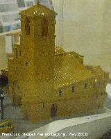 Iglesia de San Juan. Maqueta de platilina de Agustn Garzn