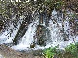 Estanque de Mata Bejid. Cascada