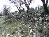 Oppidum de los Ayozos. Muralla