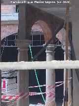 Palacio del Conde-Duque. Patio en la reconstrucci�n
