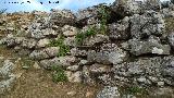 Oppidum de Giribaile. Gran Muralla. 