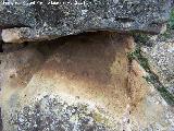 Oppidum de Giribaile. Cueva Santuario. Cazoletas