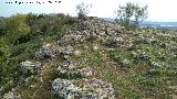 Oppidum de Giribaile. Muralla Norte. 