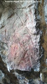Pinturas rupestres de la Cueva de Ro Fro. Manchas