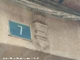 Casa de la Calle Conde Mejorada n 7. Relieve decorativo en la clave