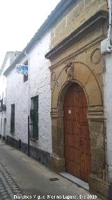 Casa de la Calle Horno Muoz n 11. Fachada