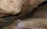 Cueva del Poyo de la Mina. Techo