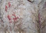 Pinturas rupestres del Poyo Bernab Grupo III. Figuras de la parte superior