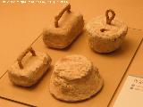 Pesas de plomo romanas. Museo de Artes y Costumbres Populares de Jan