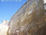 Castillo de Sabiote. Patio de Armas. Muro sur