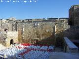 Castillo de Sabiote. Patio de Armas. 