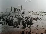 Yacimiento de la Plaza del Castillo. Foto antigua