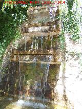 Parque del Nacimiento. Cascada artificial
