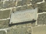 Plaza Cnovas del Castillo. Placa