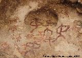 Pinturas rupestres de la Cueva de la Graja-Grupo VIII. 