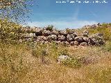 Oppidum de Giribaile. Muralla Ciclpea. 